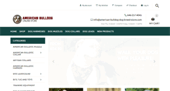 Desktop Screenshot of american-bulldog-dog-breed-store.com