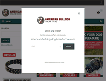 Tablet Screenshot of american-bulldog-dog-breed-store.com
